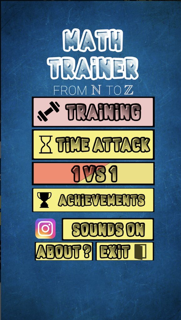 Math Trainer From N To Z Mathcoder